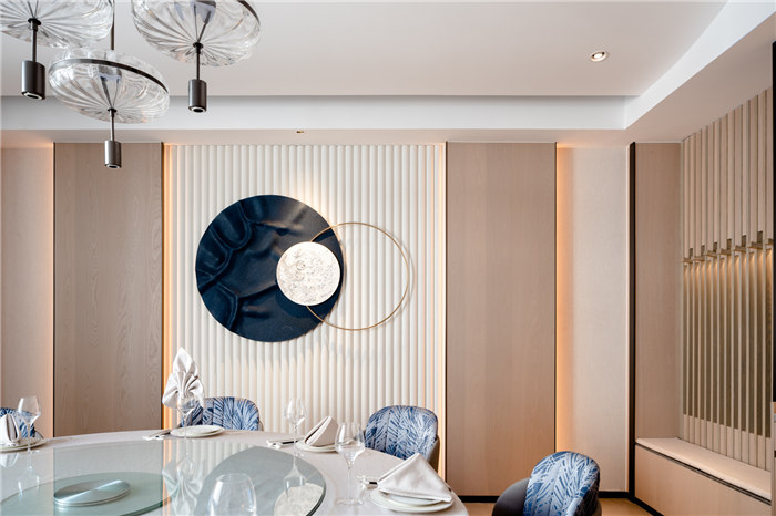 東方美學  揚州滋奇臻品淮揚火鍋店設(shè)計案例