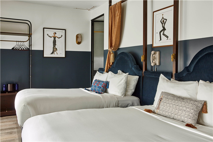 以百老匯為主題的Civilian復(fù)古風酒店設(shè)計