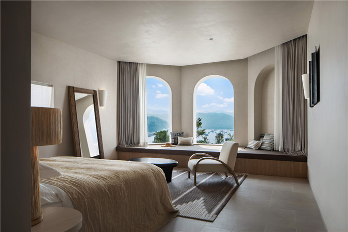 優(yōu)雅度假  蜜悅·藍(lán)白圣島懸崖泡池民宿酒店設(shè)計(jì)