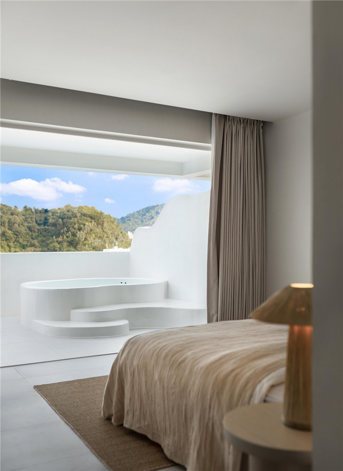 優(yōu)雅度假  蜜悅·藍(lán)白圣島懸崖泡池民宿酒店設(shè)計(jì)