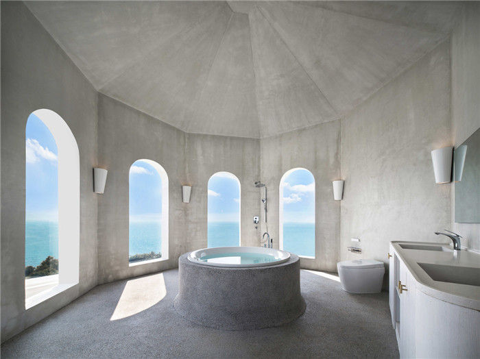 優(yōu)雅度假  蜜悅·藍(lán)白圣島懸崖泡池民宿酒店設(shè)計(jì)