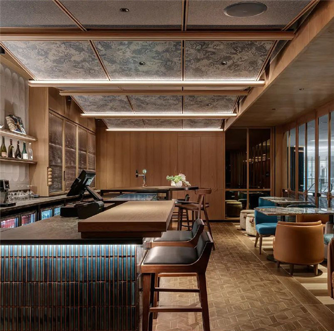 亦古亦今  四季菊日式餐廳咖啡室及酒吧區(qū)設(shè)計