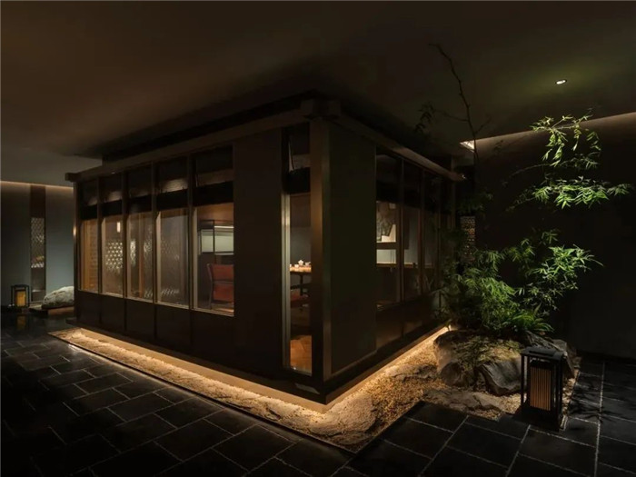 獨(dú)具當(dāng)代山水人文精神的龍吟九品高端餐飲設(shè)計(jì)