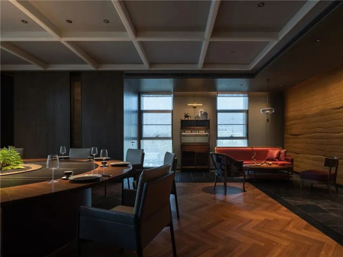 獨(dú)具當(dāng)代山水人文精神的龍吟九品高端餐飲設(shè)計(jì)