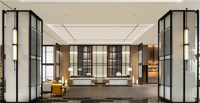 活力社交多元的海口喜來(lái)登酒店大堂設(shè)計(jì)方案