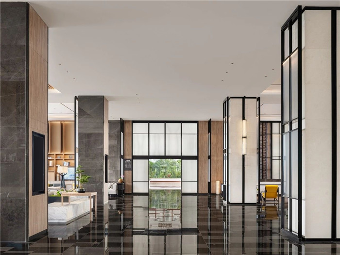 活力社交多元的?？谙瞾?lái)登酒店大堂設(shè)計(jì)方案