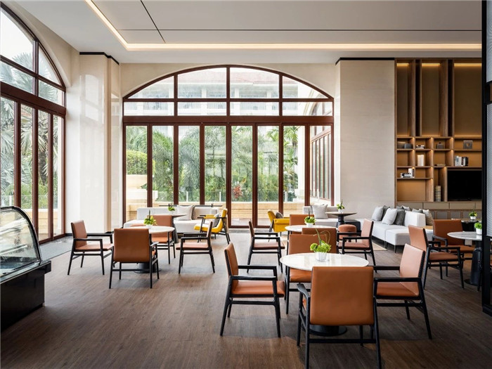 活力社交多元的?？谙瞾?lái)登酒店大堂設(shè)計(jì)方案