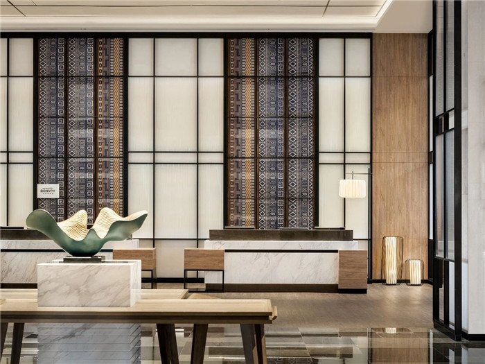 活力社交多元的?？谙瞾?lái)登酒店大堂設(shè)計(jì)方案