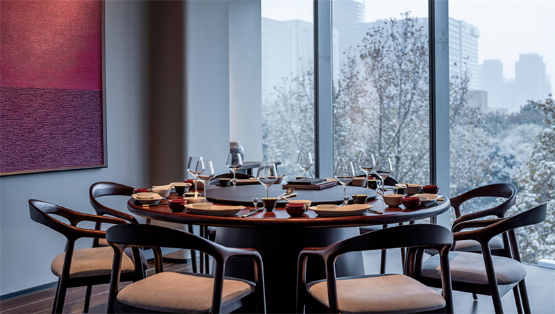 高端辦公商務(wù)區(qū)里的烤鴨店中餐廳設(shè)計方案