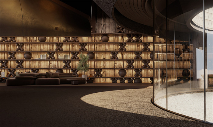 酷似飛碟的Karpaty Hotel侘寂風(fēng)度假酒店設(shè)計