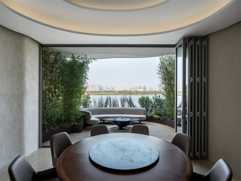 以江南水鄉(xiāng)為靈感的江蘇宜興遇餐廳設(shè)計(jì)