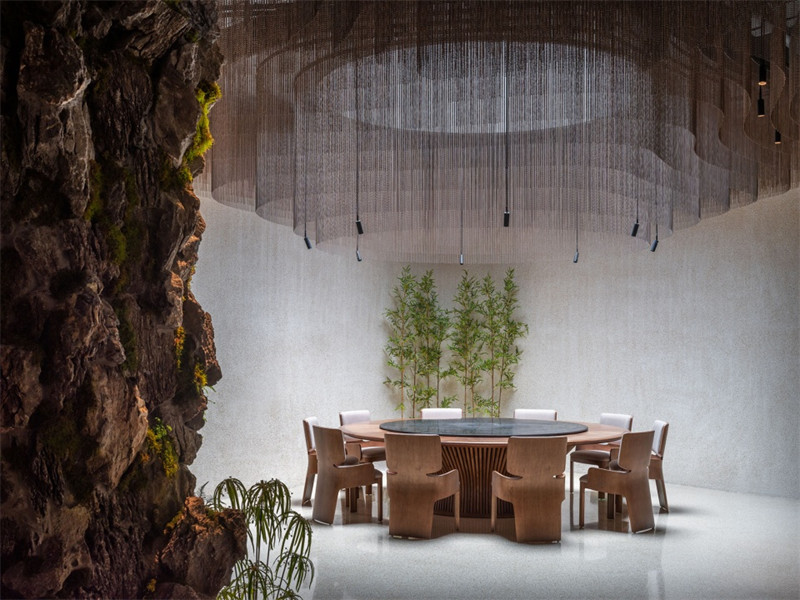 以江南水鄉(xiāng)為靈感的江蘇宜興遇餐廳設(shè)計(jì)