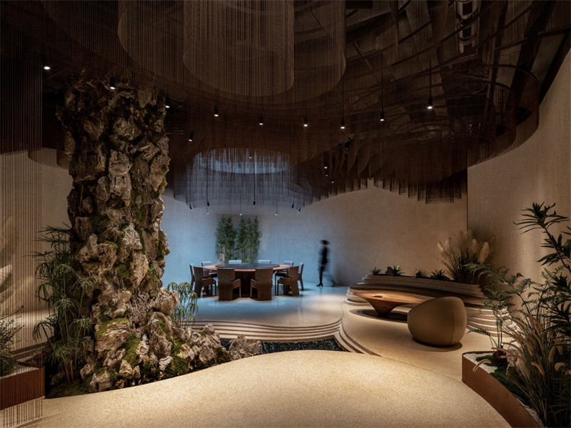 以江南水鄉(xiāng)為靈感的江蘇宜興遇餐廳設(shè)計(jì)