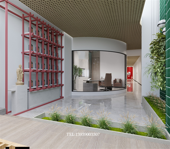 成都國(guó)濟(jì)堂中醫(yī)館裝修設(shè)計(jì)方案效果圖