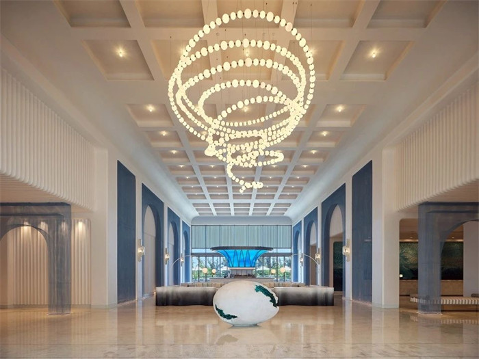 以海洋為主題的海南希爾頓啟繽精選酒店設計