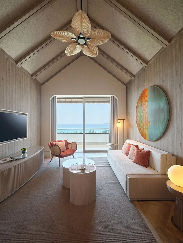 以海洋為主題的海南希爾頓啟繽精選酒店設計