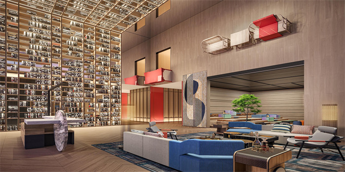 時尚潮湘  長沙梅溪湖英迪格酒店設(shè)計