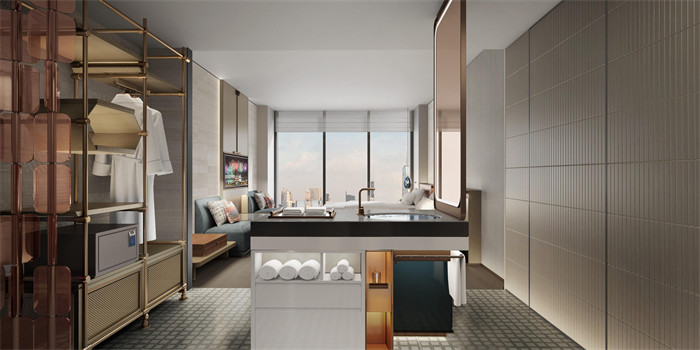 時尚潮湘  長沙梅溪湖英迪格酒店設(shè)計