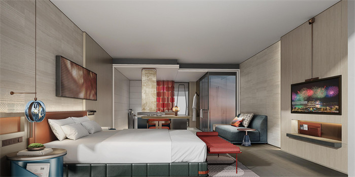 時尚潮湘  長沙梅溪湖英迪格酒店設(shè)計