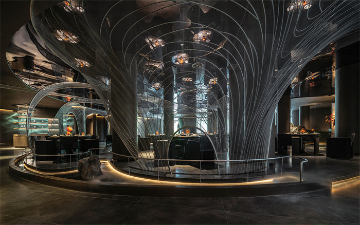 現(xiàn)代游園藝術(shù)  杭州西湖塔宴中餐廳設(shè)計賞析