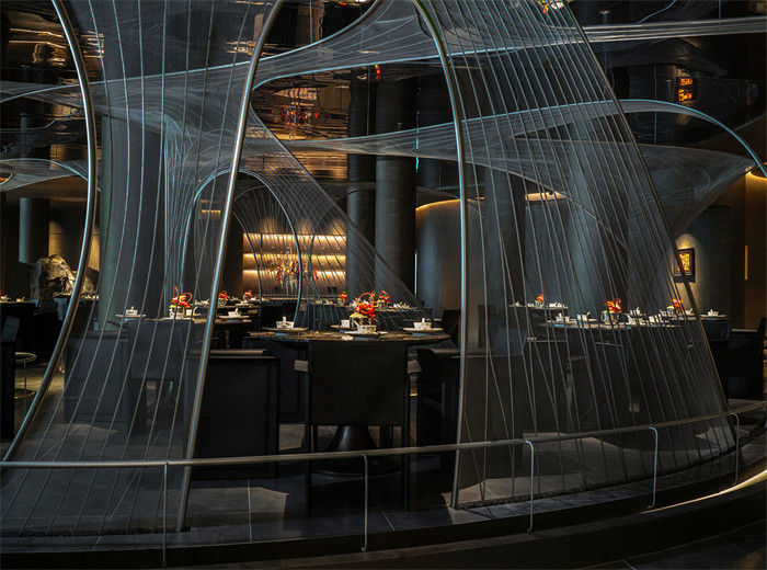 現(xiàn)代游園藝術(shù)  杭州西湖塔宴中餐廳設(shè)計賞析