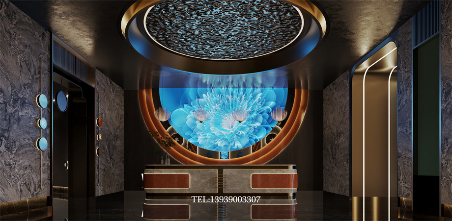 鄭州上街古悅蘭亭湯泉SPA·影院足道會所設計