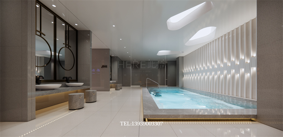 鄭州上街古悅蘭亭湯泉SPA·影院足道會所設計