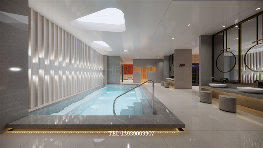 鄭州上街古悅蘭亭湯泉SPA·影院足道會所設計