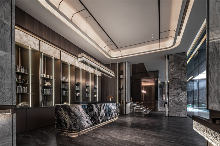 東方輕奢  龍湖天心云河頌社區(qū)會(huì)所設(shè)計(jì)賞析