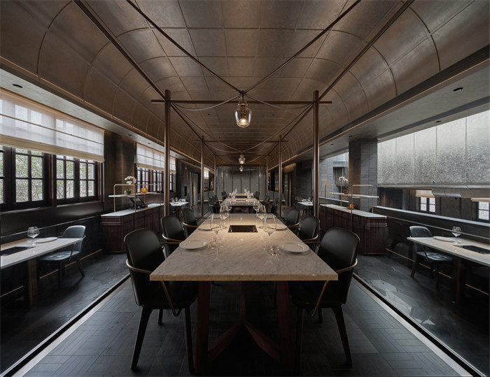 港口文化  叁樓伴·金鍋海鮮火鍋店裝修設(shè)計(jì)