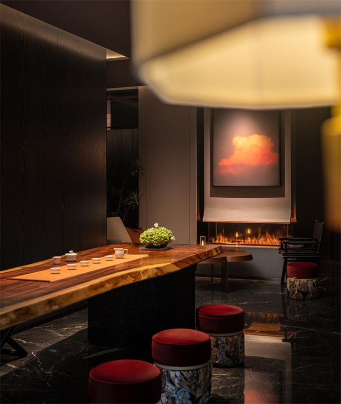  云海秘境  鄭州麒麟晟海鮮酒樓餐廳設計