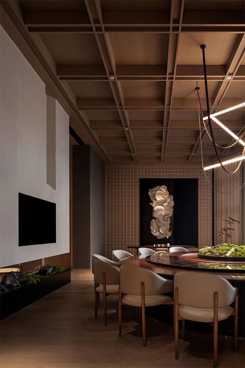 現(xiàn)代東方寫意  有山有水有余高端餐飲設(shè)計