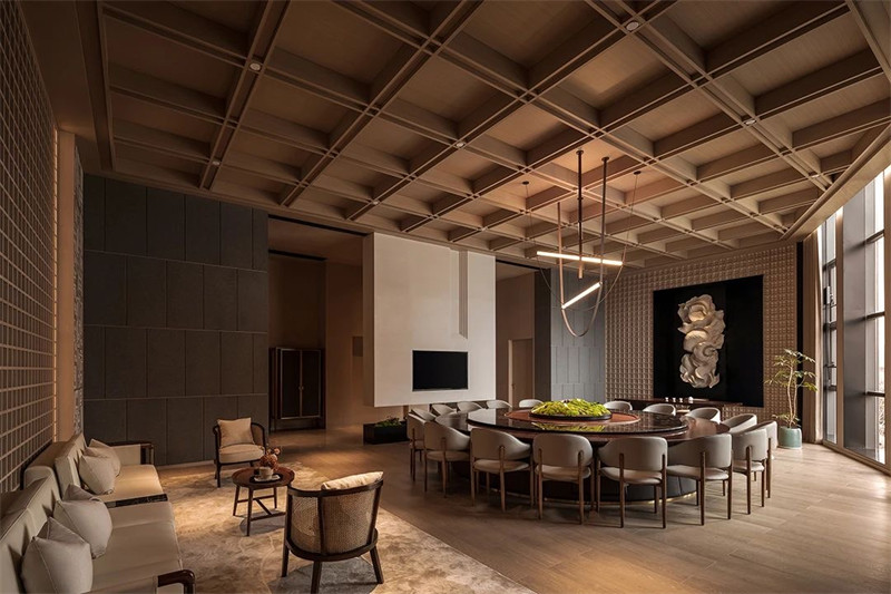 現(xiàn)代東方寫意  有山有水有余高端餐飲設(shè)計