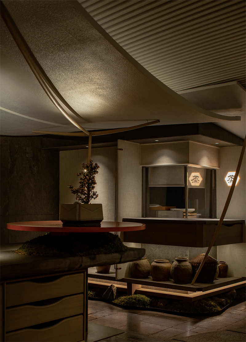 現(xiàn)代徽派園林  3000平創(chuàng)新徽菜餐廳設(shè)計(jì)方案