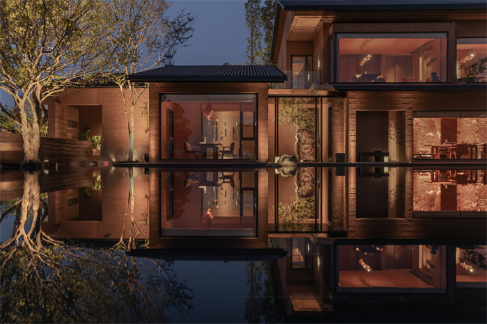 東方美學(xué)  龍吟山房新自然主義餐飲設(shè)計案例