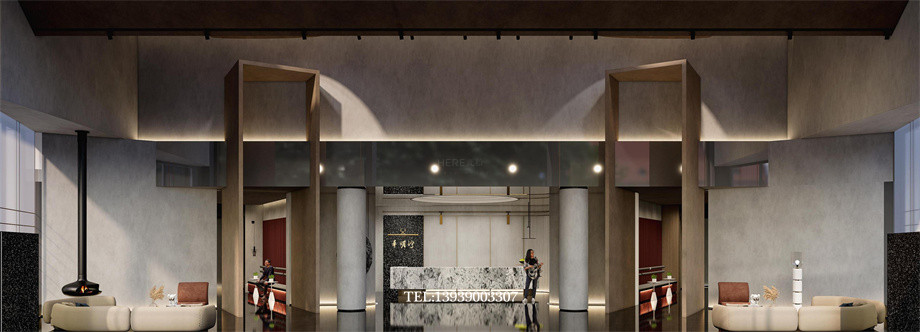 山西太原華明灣溫泉洗浴酒店設計案例效果圖