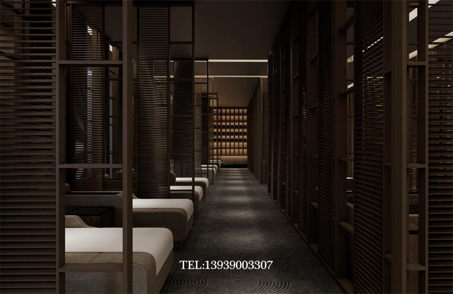 山西太原華明灣溫泉洗浴酒店設計案例效果圖