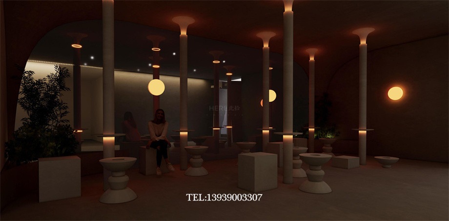 山西太原華明灣溫泉洗浴酒店設計案例效果圖