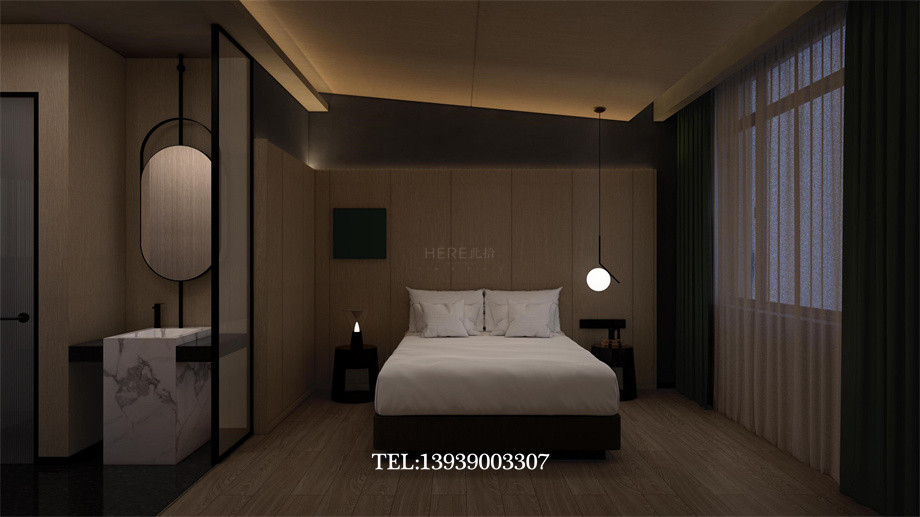 山西太原華明灣溫泉洗浴酒店設計案例效果圖