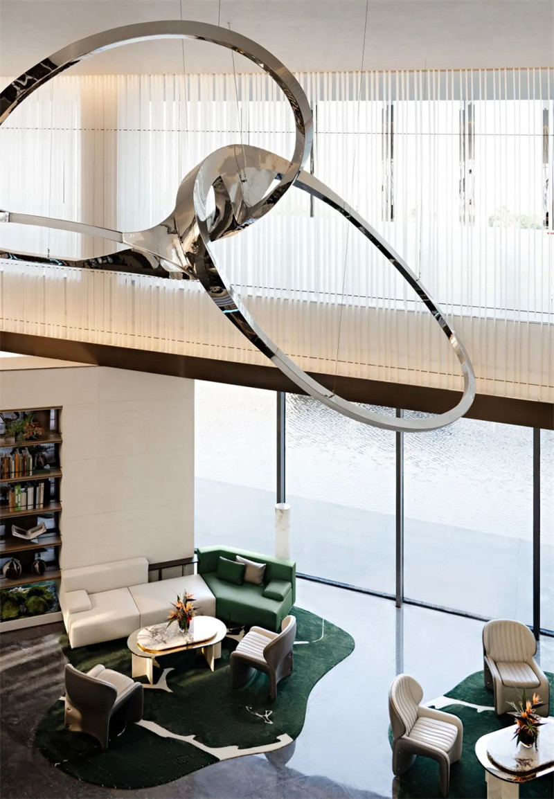 現(xiàn)代輕奢  中鐵建臺州開投售樓部兼會所設(shè)計(jì)