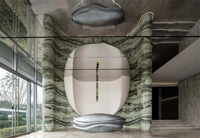 現(xiàn)代奢華  無錫奧體潮鳴售樓部兼會所設(shè)計(jì)