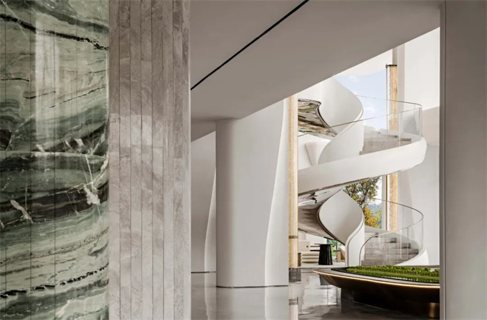 現(xiàn)代奢華  無錫奧體潮鳴售樓部兼會所設(shè)計(jì)