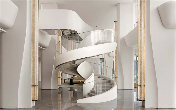 現(xiàn)代奢華  無錫奧體潮鳴售樓部兼會所設(shè)計(jì)