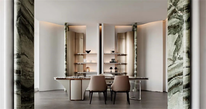 現(xiàn)代奢華  無錫奧體潮鳴售樓部兼會所設(shè)計(jì)