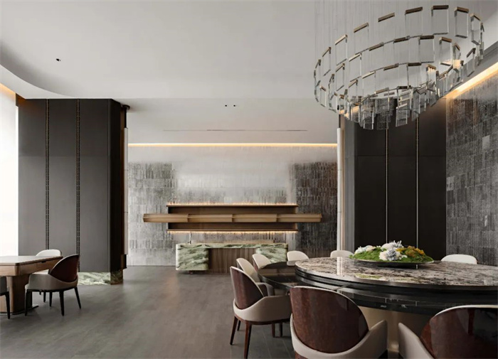 現(xiàn)代奢華  無錫奧體潮鳴售樓部兼會所設(shè)計(jì)