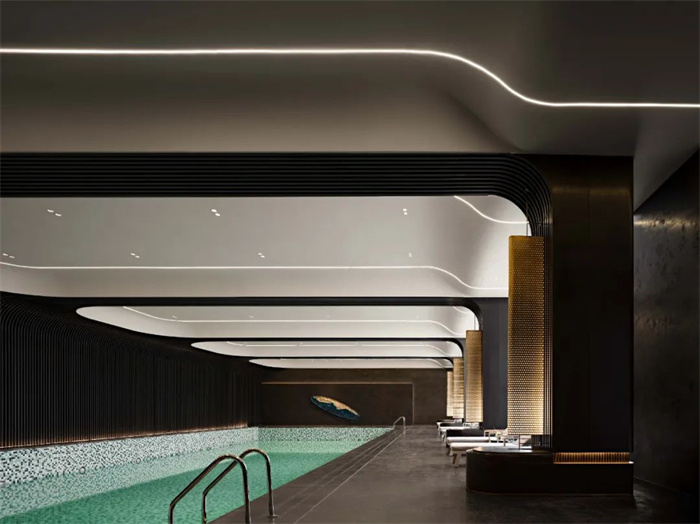 現(xiàn)代奢華  無錫奧體潮鳴售樓部兼會所設(shè)計(jì)