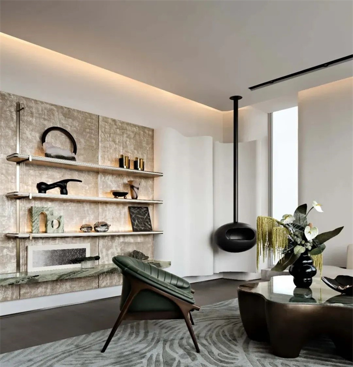 現(xiàn)代奢華  無錫奧體潮鳴售樓部兼會所設(shè)計(jì)