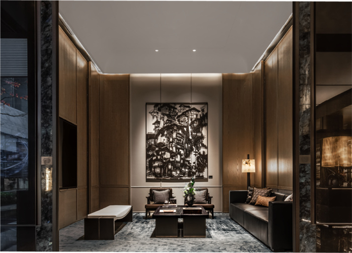 當(dāng)代東方隱奢  重慶龍湖藍(lán)湖云河頌會所設(shè)計