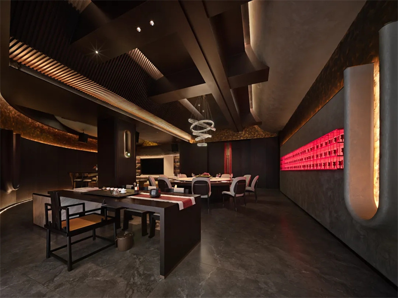 現(xiàn)代東方  氿間房現(xiàn)代潮菜高端餐飲設(shè)計案例
