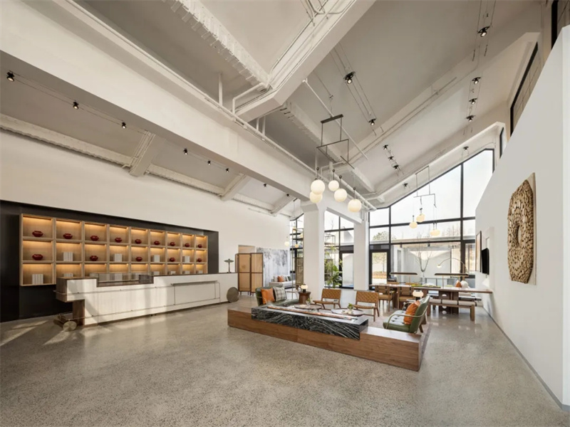 老工廠改造  上海崇明島光明東灘源酒店設(shè)計案例